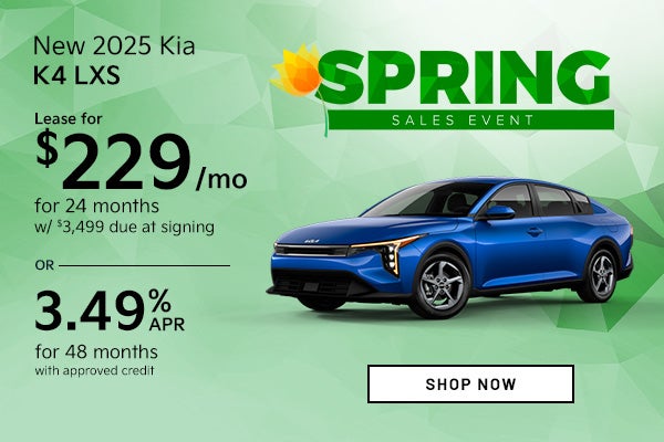 New 2025 Kia K4 LXS