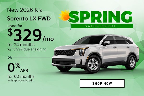 New 2026 Kia Sorento LX FWD