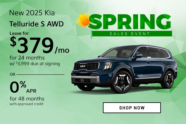 New 2025 Kia Telluride S AWD