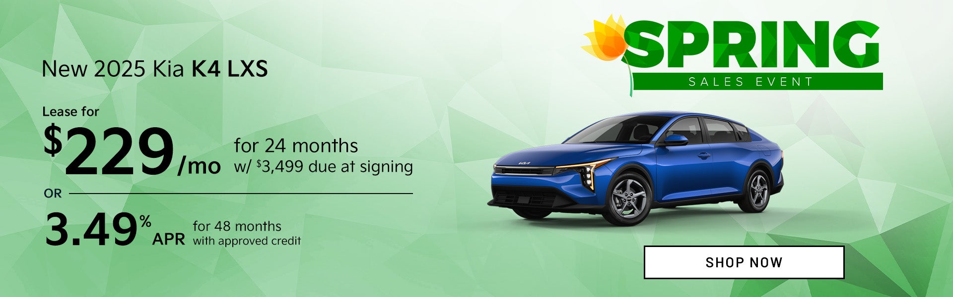 New 2025 Kia K4 LXS