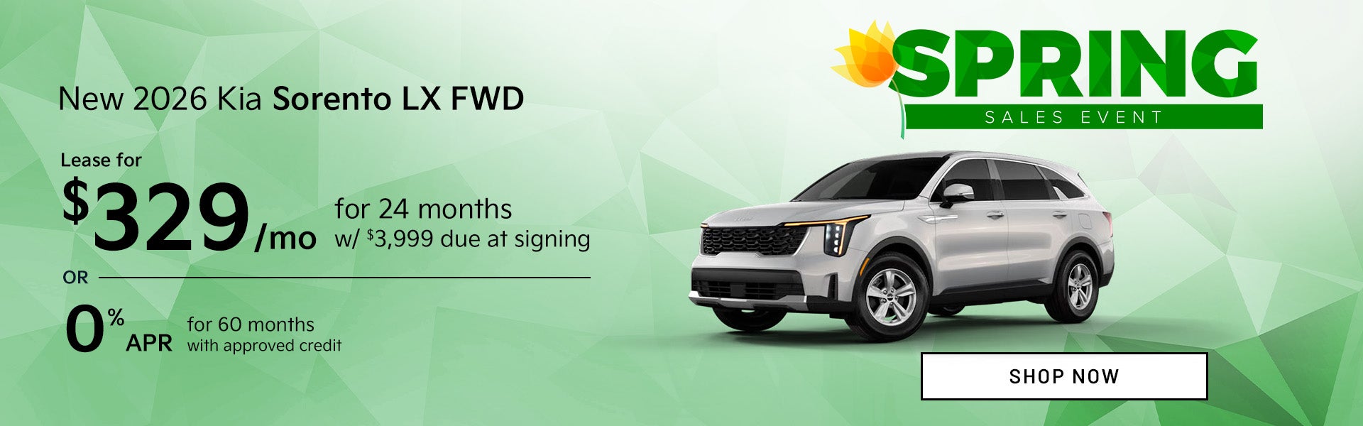 New 2026 Kia Sorento LX FWD