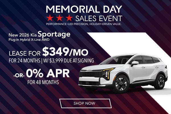 New 2026 Kia Sportage Plug-in Hybrid X-Line AWD