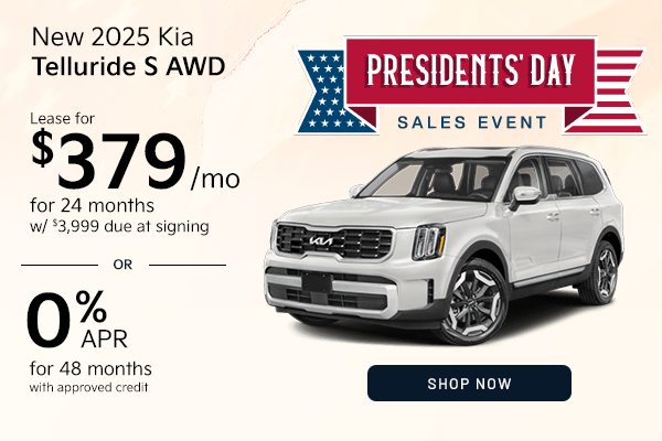 New 2025 Kia Telluride S AWD