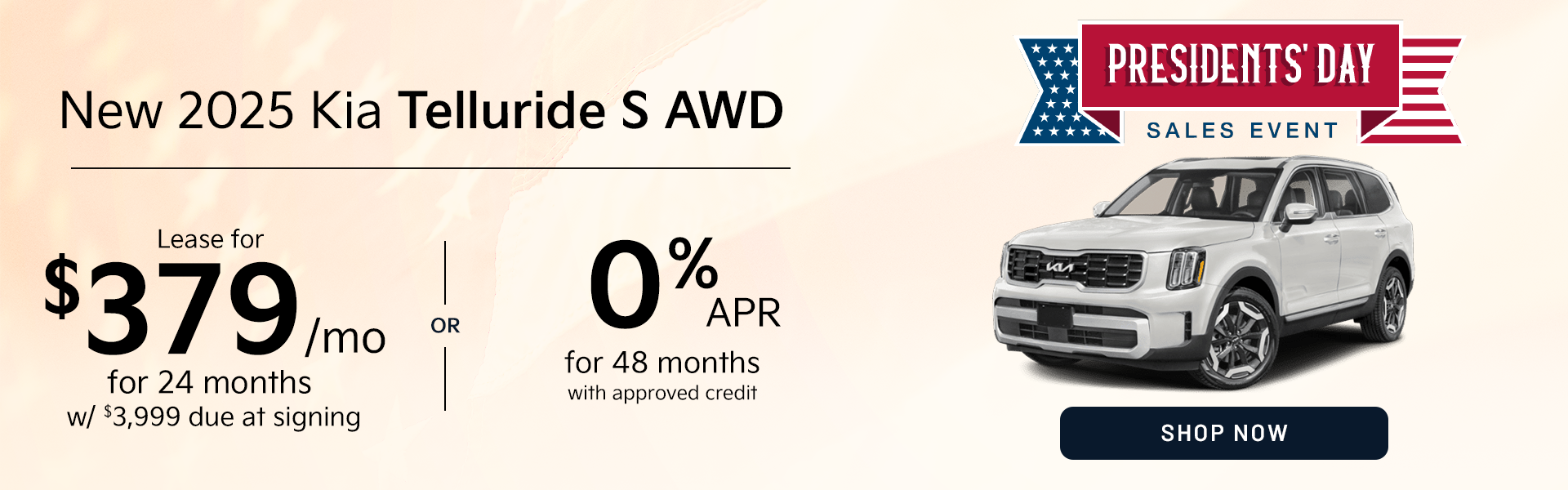 New 2025 Kia Telluride S AWD