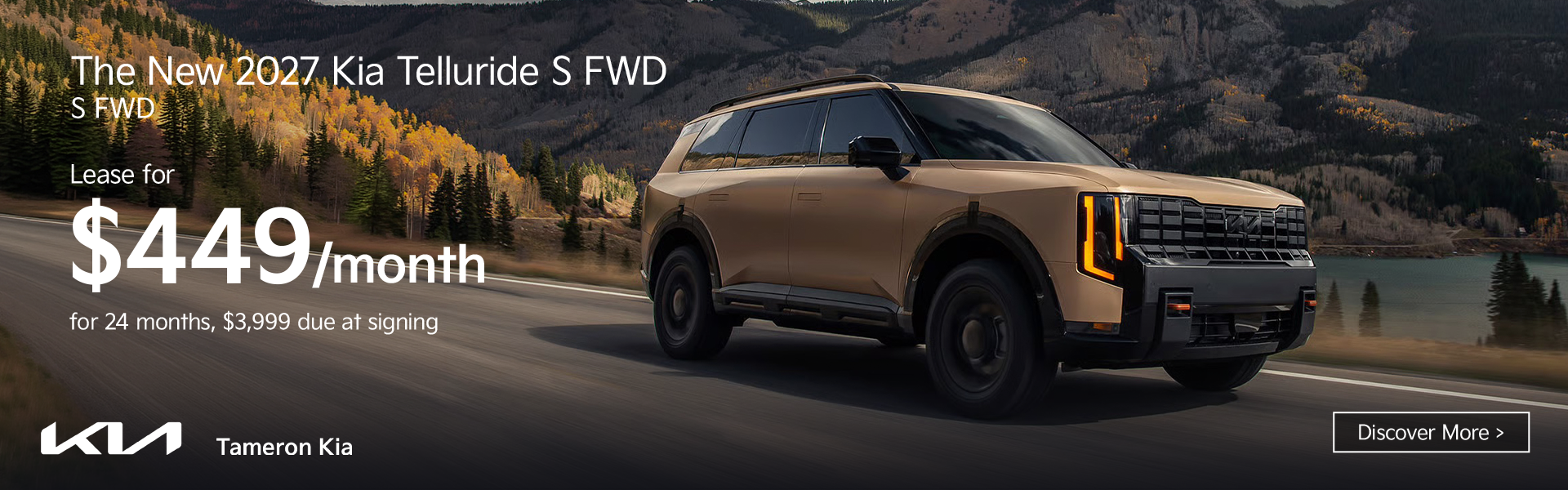 New 2027 Kia Telluride S FWD